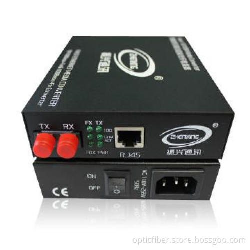 2FC Ports Connector Fiber Media Converter